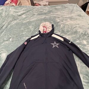 NFL Navy and White Performance Jacket